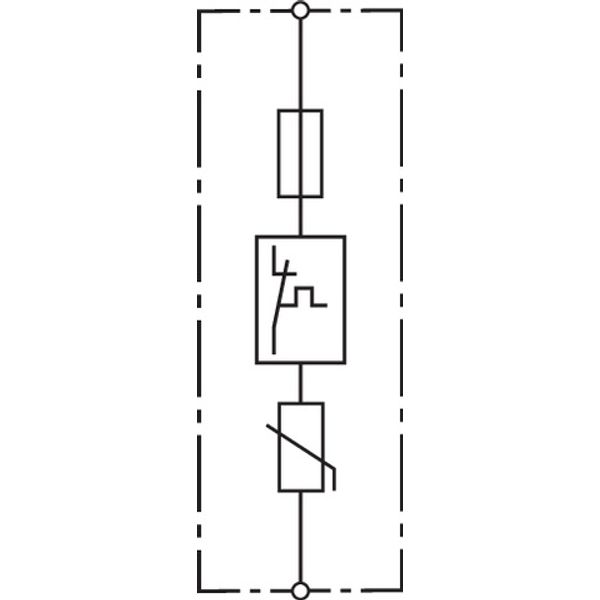 Surge arrester Type 2 / single-pole 280V a.c. for NH00 fuse holders image 3