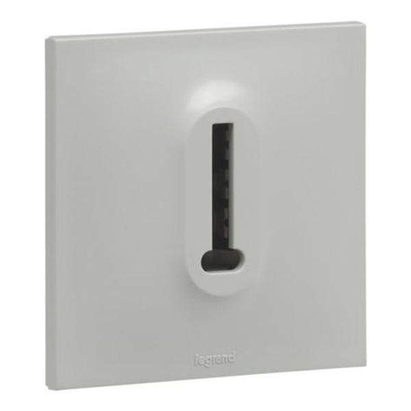 Urbano gray finish T-shaped telephone socket image 1