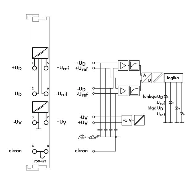 1-channel analog input Resistor bridges (strain gauge) light gray image 5