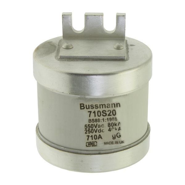 Fuse-link, low voltage, 710 A, AC 550 V, DC 250 V, BS88, 83 x 112 mm, gL/gG, BS image 9