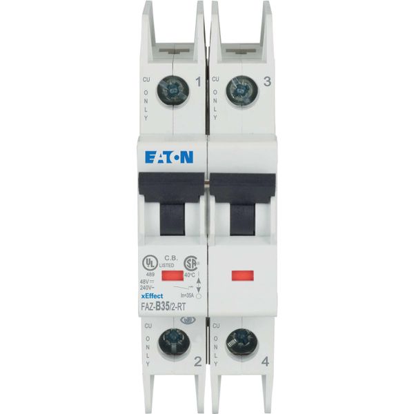 Miniature circuit breaker (MCB), 35 A, 2p, characteristic: B image 9