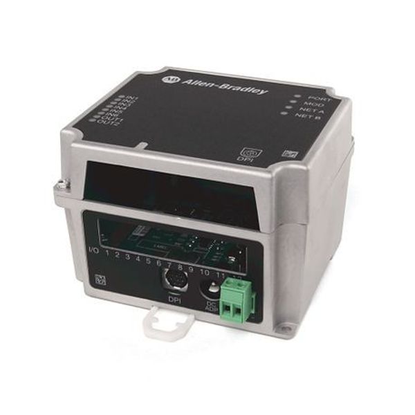 Allen-Bradley 20-XCOMM-DC-BASE Enclosure, For External Mounting Of 20, COMM, Modules, Requires 20, XCOMM-AC-PS1 Power Supply, IP20, UL-NEMA Type 1, UseWith20-COMM-E, 20-COMM-C, 20-COMM-Q, 20-COMM-D, 20-COMM-B, 20-COMM-M Only image 1