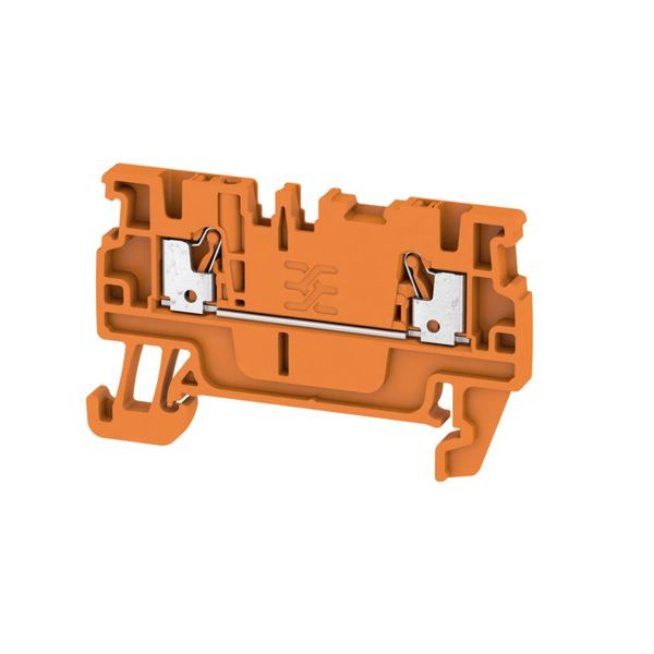 Feed-through terminal block, PUSH IN, 1.5 mm², 500 V, 17.5 A, Number o image 1