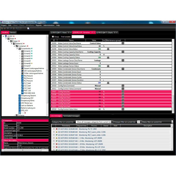 DK RiZone Appliance Standard, Software Appliance: RiZone software image 1