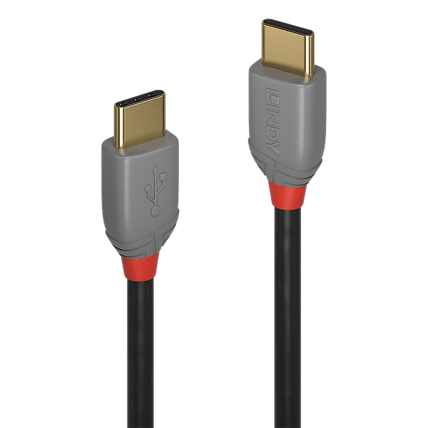 2m USB 2.0  Type C Cable, Anthra Line USB Type C Male to Male image 1