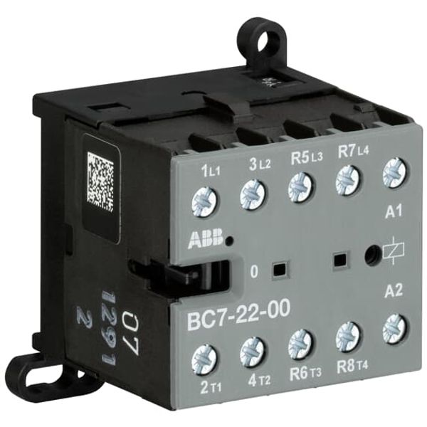 BC7-22-00-04 Mini Contactor 110 ... 125 V DC - 2 NO - 2 NC - Screw Terminals image 3