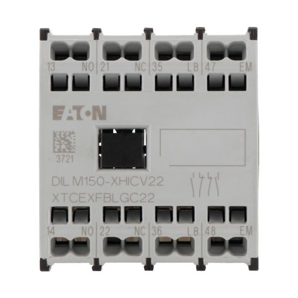 Auxiliary contact module, 4 pole, Ith= 16 A, 1 N/O, 1 N/OE, 1 NC, 1 NCL, Front fixing, Spring-loaded terminals, DILMC40 - DILMC150 image 7