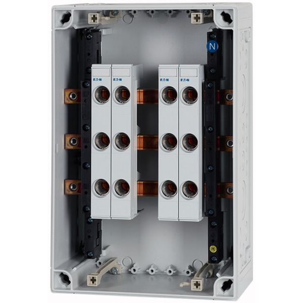 D02 enclosure with 4x D02-Slide-Fuse-Base, MB 250A, 3-pole image 4