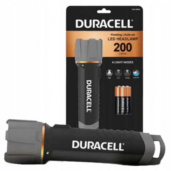 DURACELL 7227 Flashlight Waterproof Floating 200lm incl. 3xAA BL1 image 1