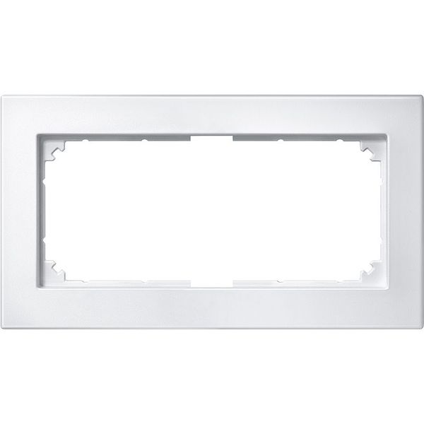 M-PLAN frame, 2-fold without middle bar, polar white image 1