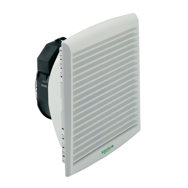 ClimaSys forced vent. IP54, 262m3/h, 24V DC, with outlet grille and filter G2 image 1