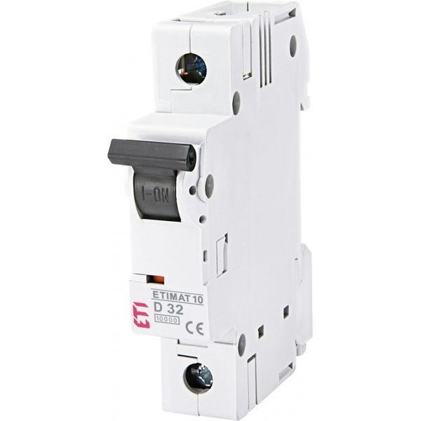 Miniature circuit breaker, ETIMAT 10 1p D32 image 1