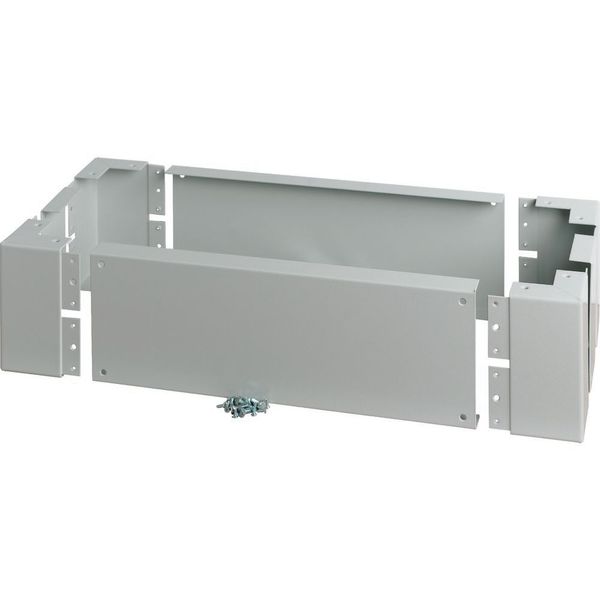 Plinth for cable connection baseframe, HxW=200x300mm, D=800mm, grey image 6
