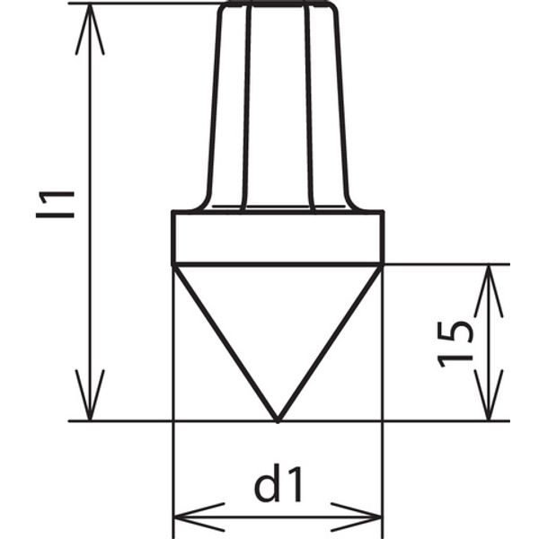 Drive spike MCI/tZn for earth rods D 20mm image 2