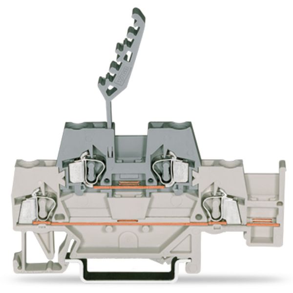 Double-deck terminal block Through/through terminal block with additio image 2