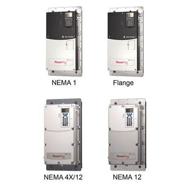 Allen-Bradley, 20AD065A0AYNANC0, PowerFlex70 AC Drive, 480 VAC, 3 PH, 65 Amps, 50 HP Normal Duty, 40 HP Heavy Duty,Panel Mount - IP20 / NEMA Type 1 image 1