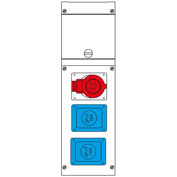 SURF. MOUNT.DISTRIBUTION ASSEMBLY BLOCK3 image 2