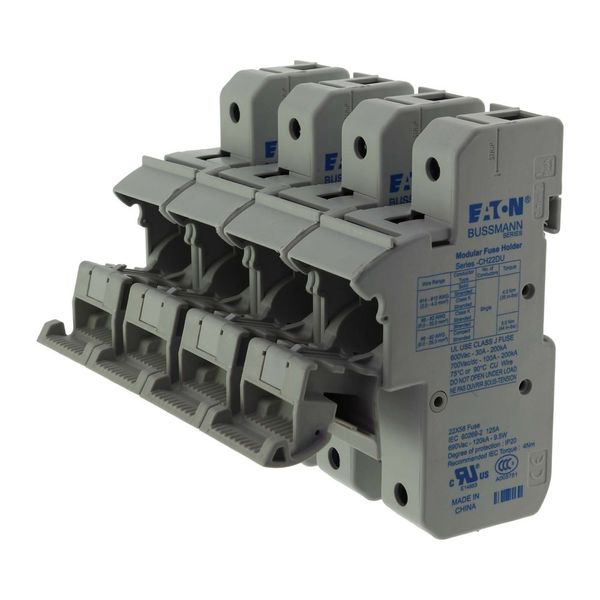 Fuse-holder, low voltage, 125 A, AC 690 V, 22 x 58 mm, 4P, IEC, UL image 27