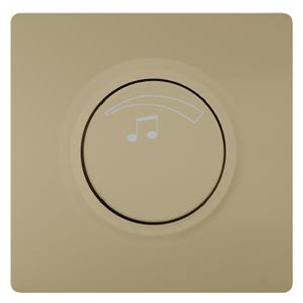 DELTA style volume controller mono, gold, 3 W, 27 ohm image 1