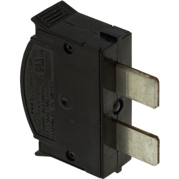 Eaton Bussmann series TPC telecommunication fuse, 80 Vdc, 125A, 100 kAIC, Non Indicating, Compact, Current-limiting image 3