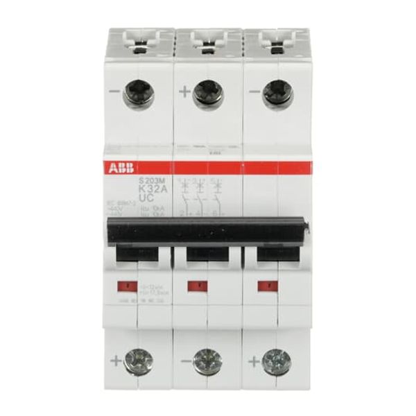 S203M-K32UC Miniature Circuit Breaker - 3P - K - 32 A image 2