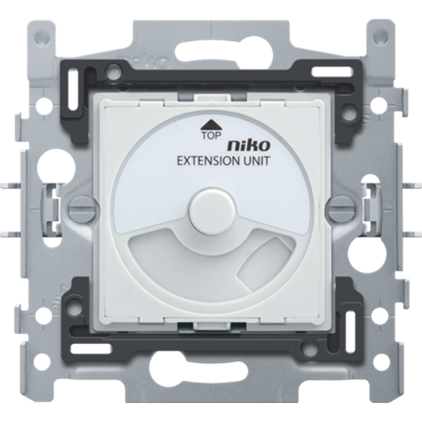 Base for rotary button extension for universal rotary dimmer with PLC interference suppression, 3 wire image 1