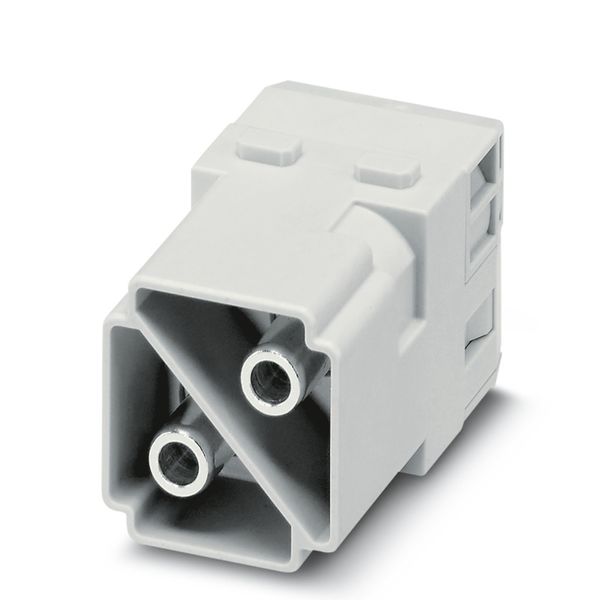 Module insert for industrial connector, Series: ModuPlug, Axial screw  image 1