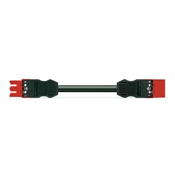 pre-assembled connecting cable;Eca;Socket/open-ended;red image 1