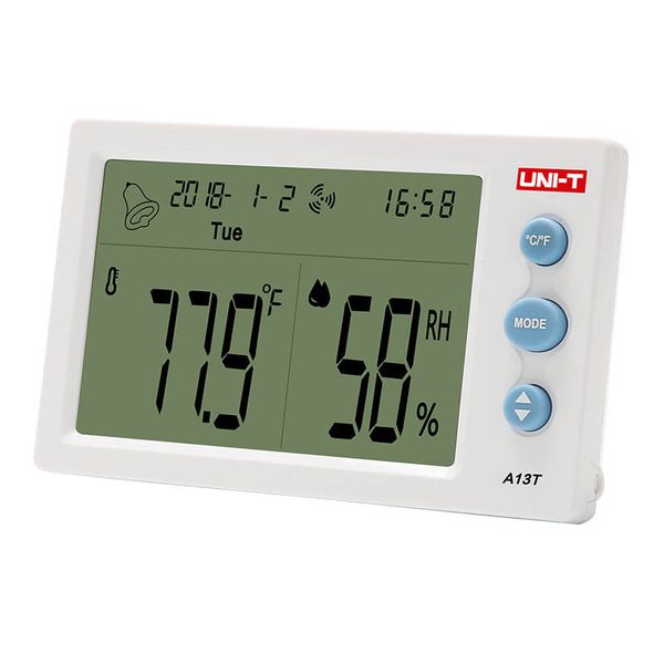Temperature-Humidity Meter with Clock image 1