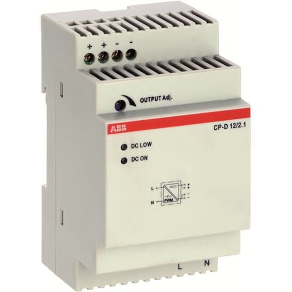CP-D 12/2.1 Power supply In: 100-240VAC Out: 12VDC/2.1A image 3