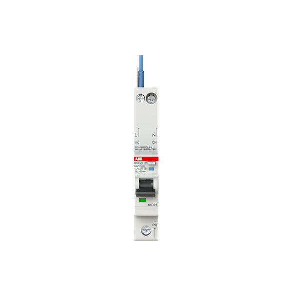 DSE201 M C32 AC300 - N Blue Residual Current Circuit Breaker with Overcurrent Protection image 3