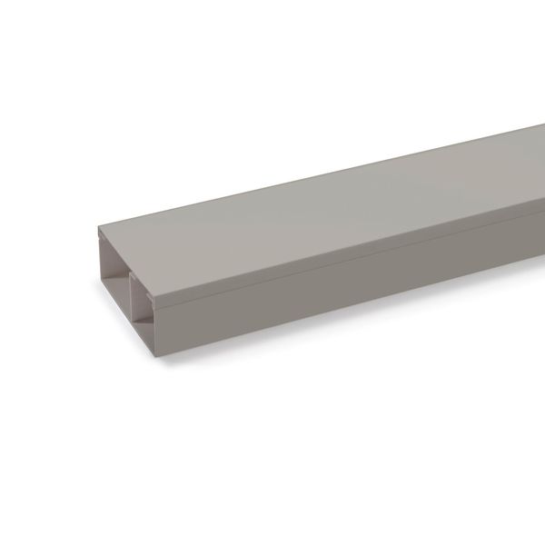 LE 60190 TW sgr  Channel LE, for cable storage, 2000x190x60, stone grey, Polyvinyl chloride image 1