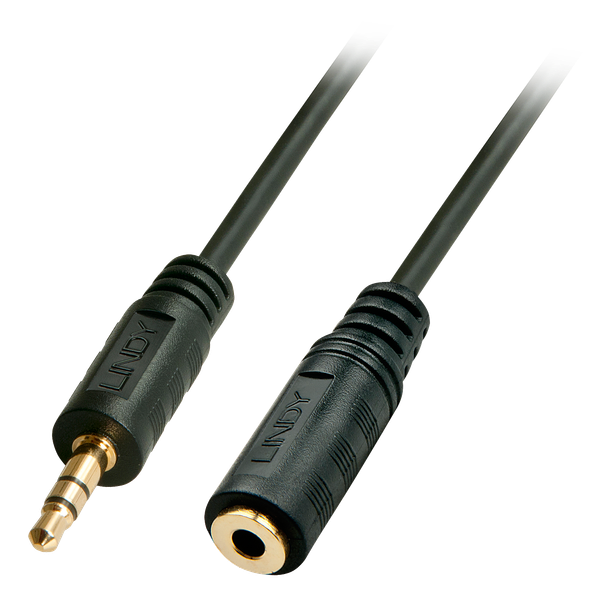 Audio Extension 3,5mm Stereo, 3m 3,5mm St.Jack m/f gold plated image 1