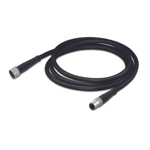 Sensor/Actuator cable M8 socket straight M8 plug straight image 1