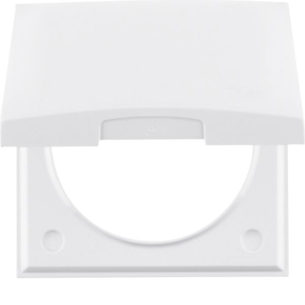 Frame with hinged cover, Integro Flow/Pure, polar white glossy image 1