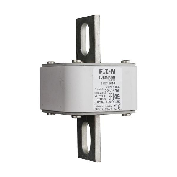 Fuse-link, high speed, 1250 A, AC 690 V, size 3, 76 x 92 x 135 mm, aR, IEC, UL image 12