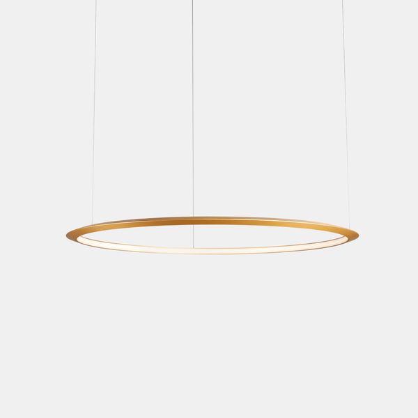 Pendant Circular Inward ø900 Surface LED 45.6W 1438lm 2700K Gold image 1