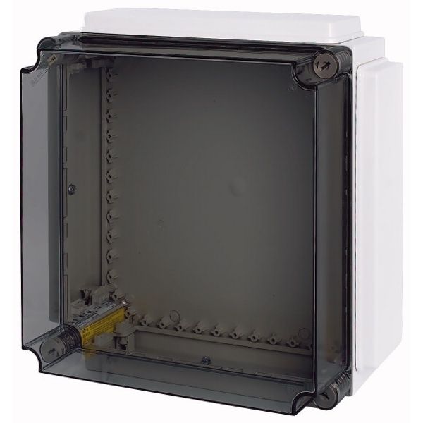 Insulated enclosure, top+bottom open, HxWxD=421x421x225mm, NA type image 1