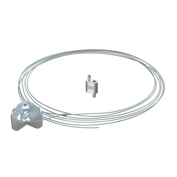 QWT UW 1 2M G Suspension wire with universal angle 1x2000mm image 1