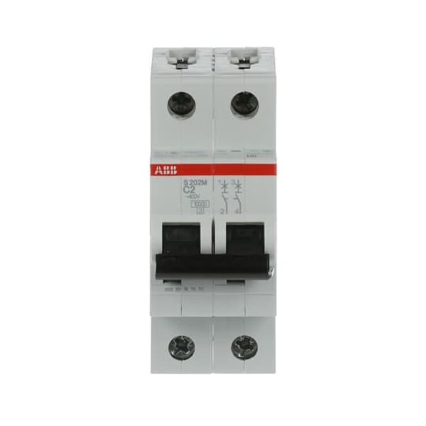 S202M-C2 Miniature Circuit Breaker - 2P - C - 2 A image 5