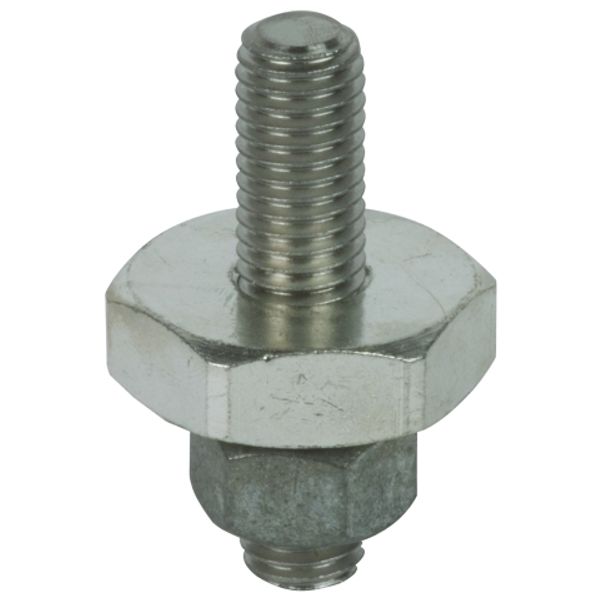 Bolted-type connector with threaded bolt M16x65mm and nut image 1