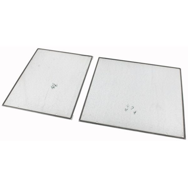 Bottom plate, galvanized, for WxD=1000x600mm, divided 6/4 image 1