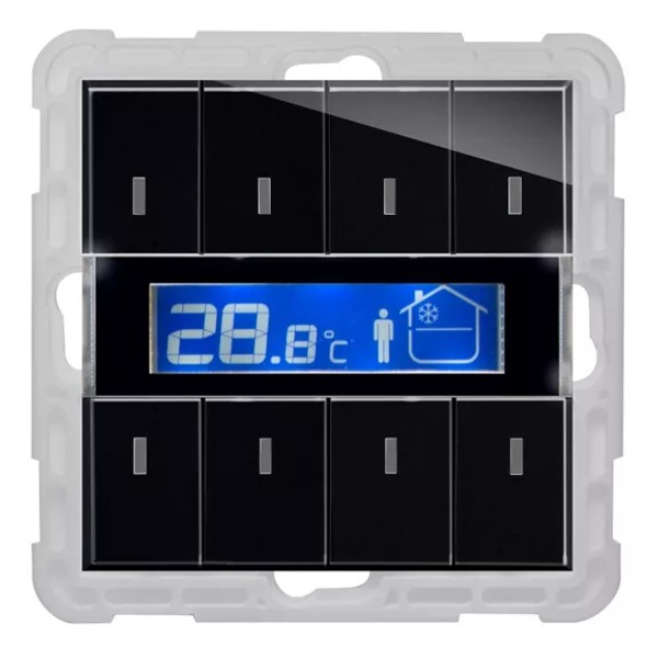 KNX Thermostat Nova Piano Schwarz image 1