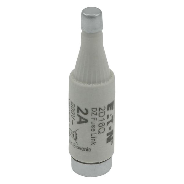 Fuse-link, LV, 2 A, AC 500 V, D1, gR, IEC, fast acting image 9