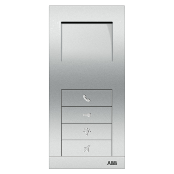 83210 AP-683-500-02 Audio handsfree indoor station, 4 buttons,Silver image 2