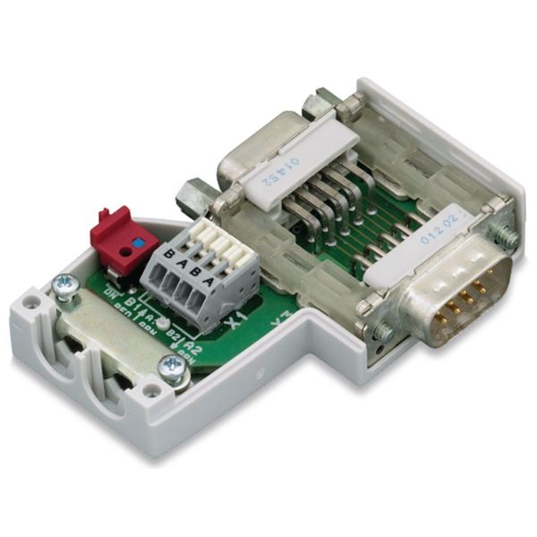 Fieldbus Connector PROFIBUS with D-sub female and male connector 9-pol image 1