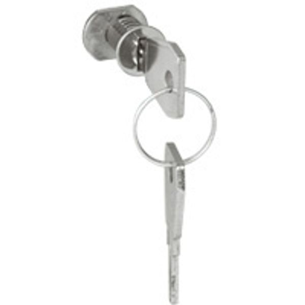 Key lock - To be fitted on white or transparent doors - Supplied with key N° 850 image 1