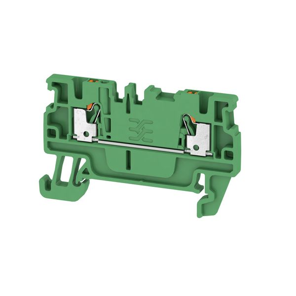 Feed-through terminal block, PUSH IN, 1.5 mm², 500 V, 17.5 A, Number o image 1