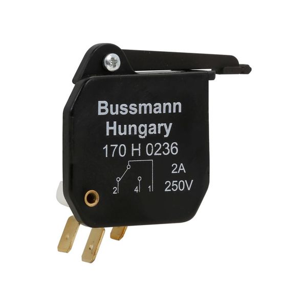 Microswitch, high speed, 5 A, AC 250 V, type T indicator, 6.3 x 0.8 lug dimensions, 000 to 3 with straight tags, 30mA-5A, 10V-250V image 14