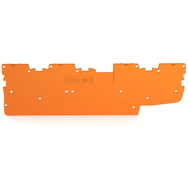 2022-1892 End plate; 1 mm thick; orange image 2